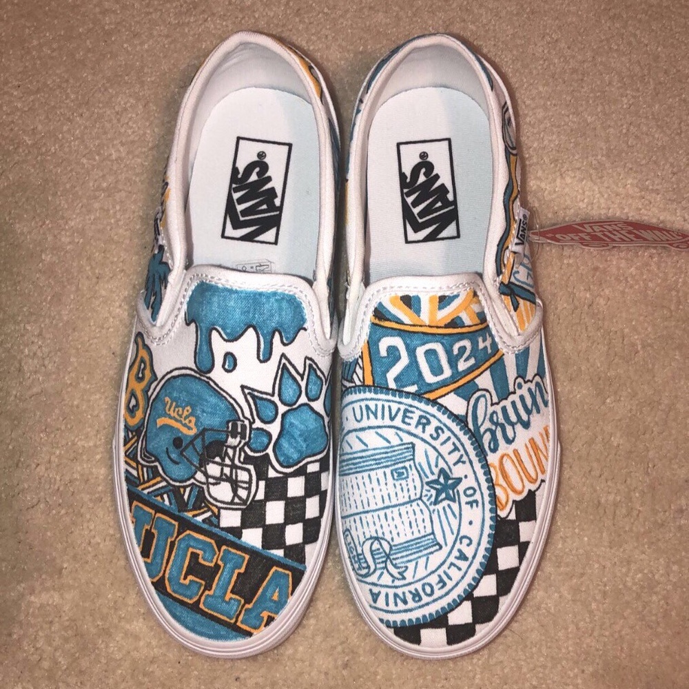 UCLA Slip On Vans